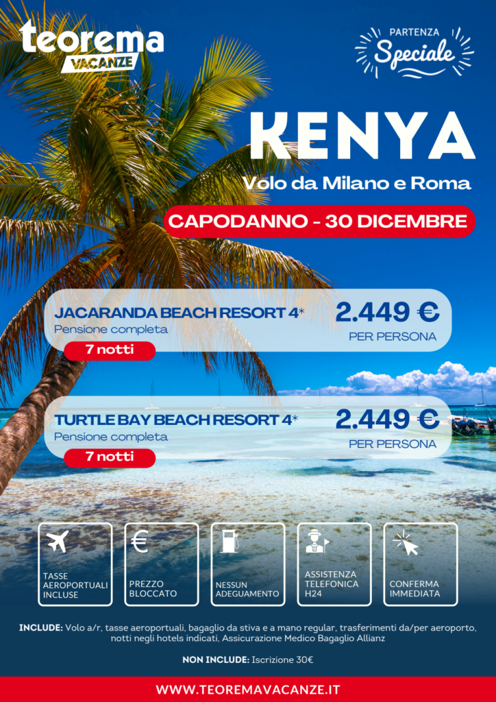 Locandina KENYA - CAPODANNO
