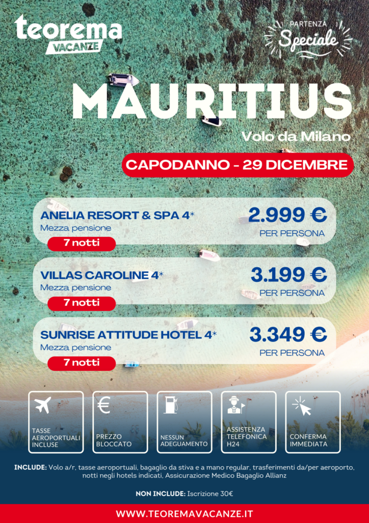 Locandina MAURITIUS - CAPODANNO